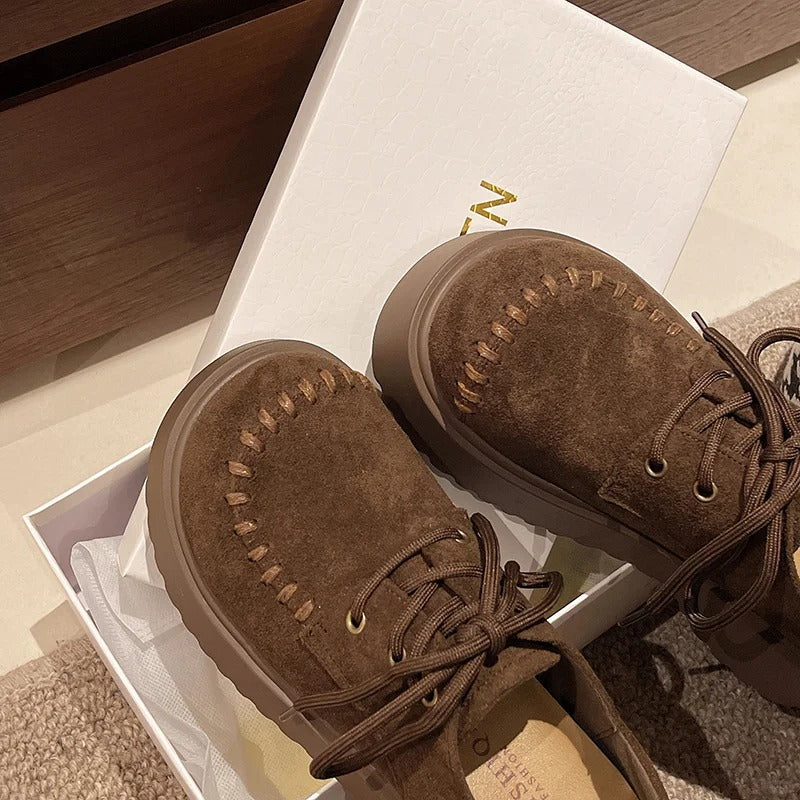 Lace-Up Boston Clogs