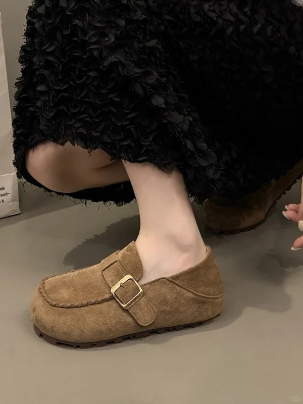 Women's Leather Platform Clogs
