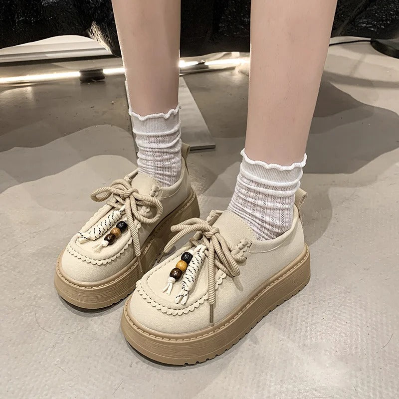 Retro Beaded Loafers