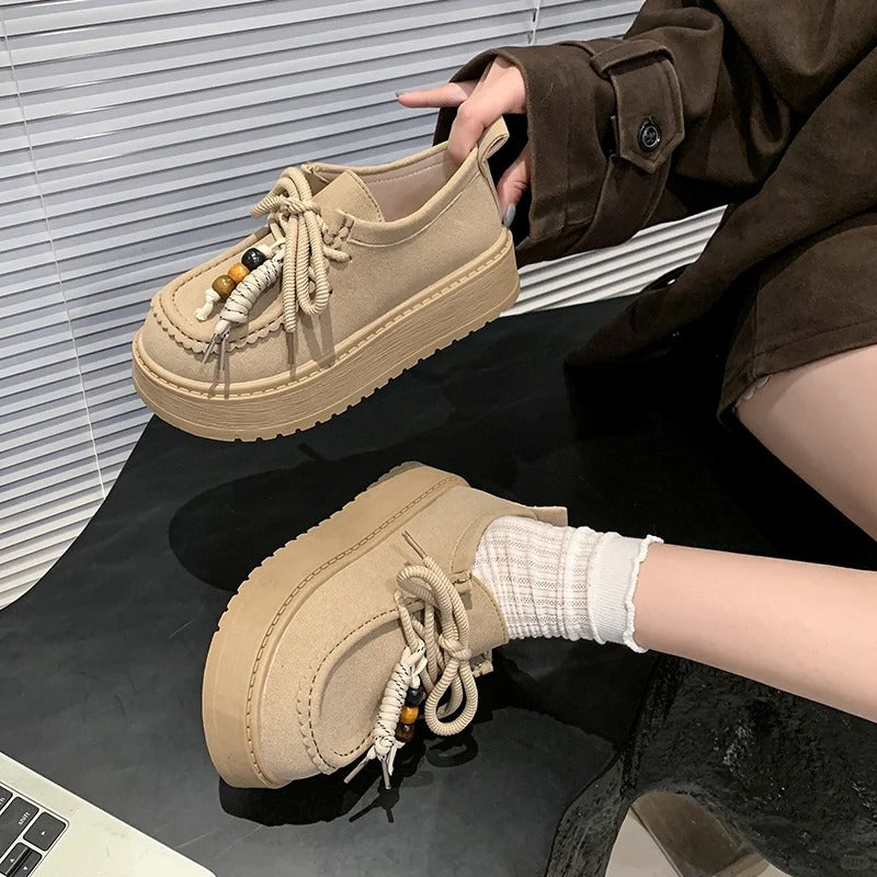 Retro Beaded Loafers