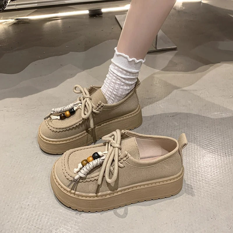 Retro Beaded Loafers