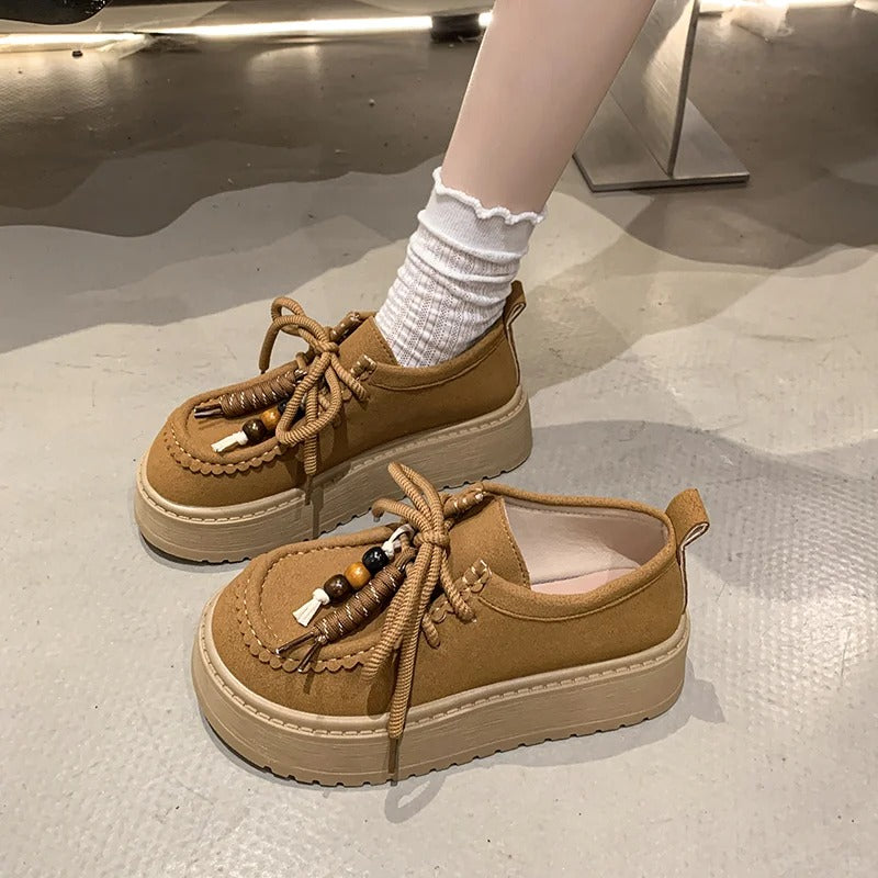 Retro Beaded Loafers