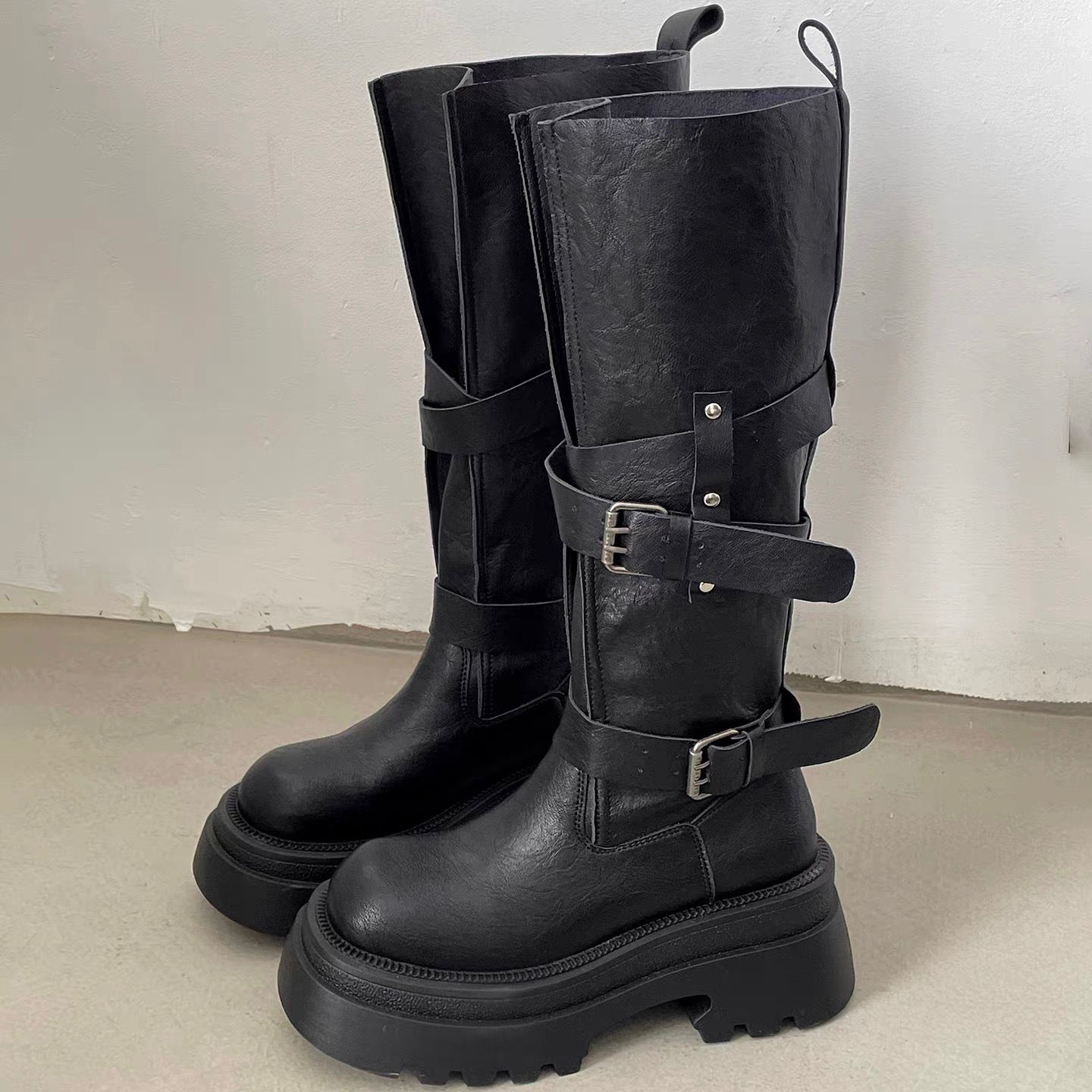 Equestrian Style Tall Boots