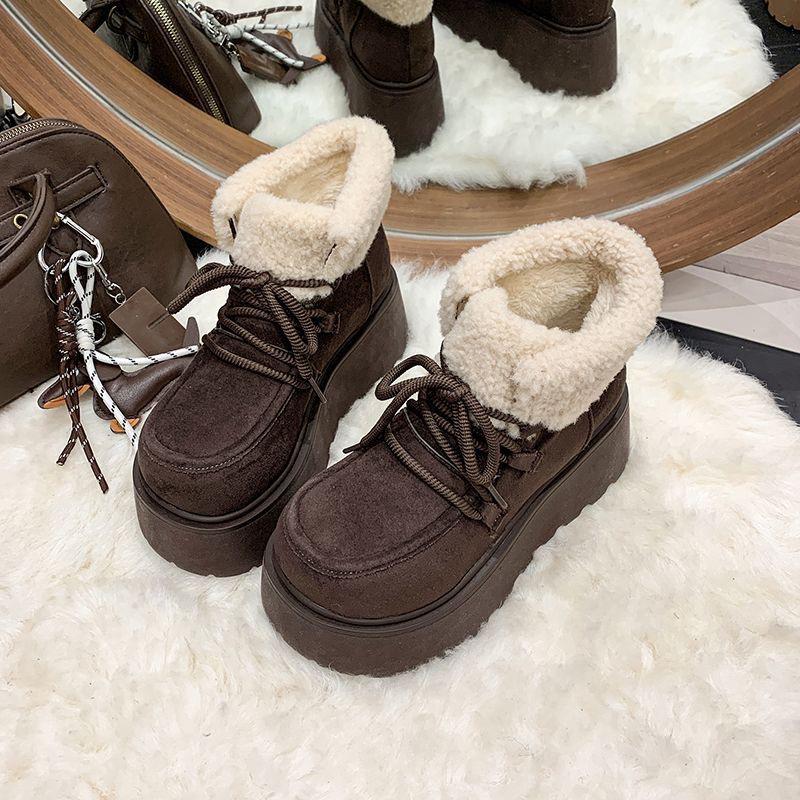 Fleece Lined Winter Ankle Boots