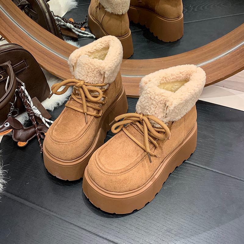 Fleece Lined Winter Ankle Boots