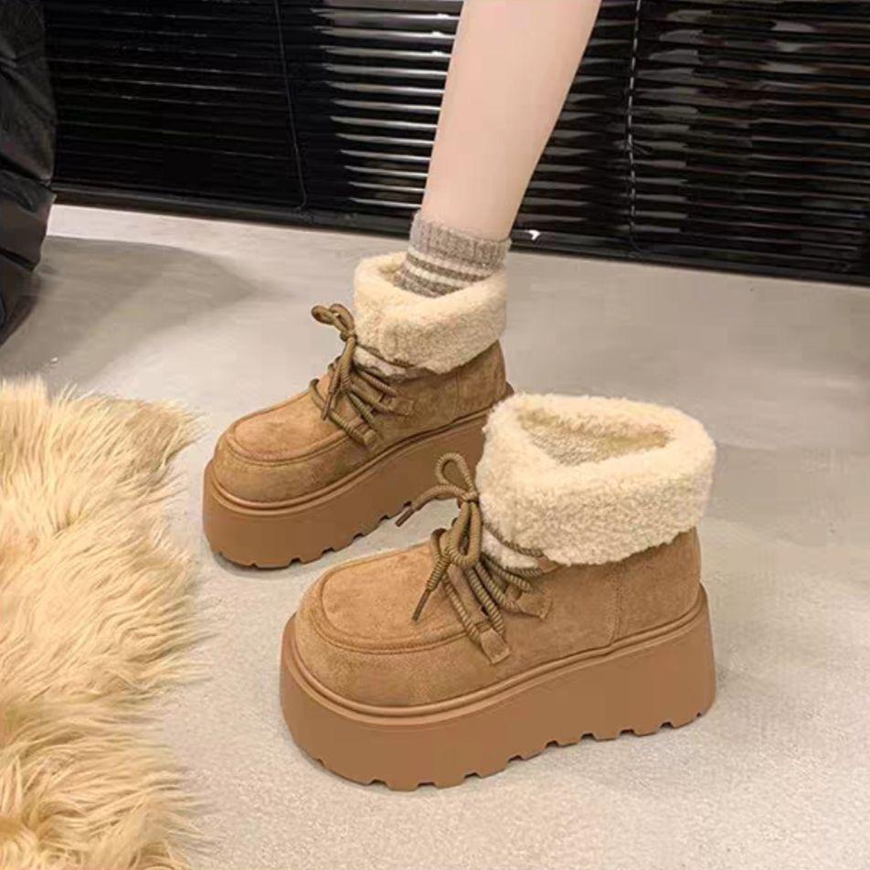 Fleece Lined Winter Ankle Boots