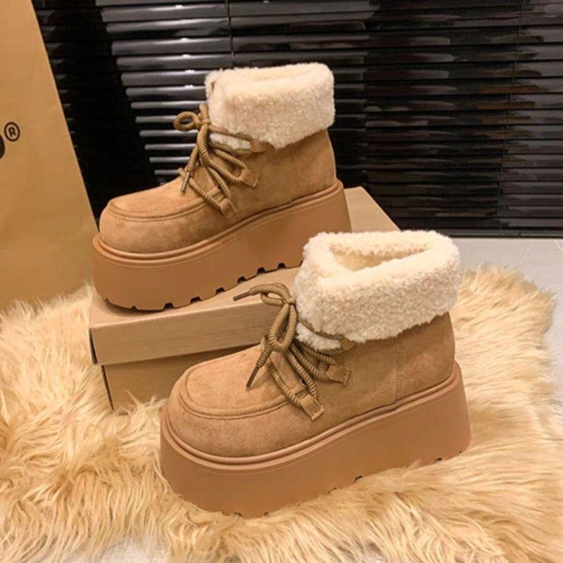 Fleece Lined Winter Ankle Boots