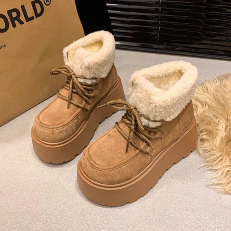 Fleece Lined Winter Ankle Boots