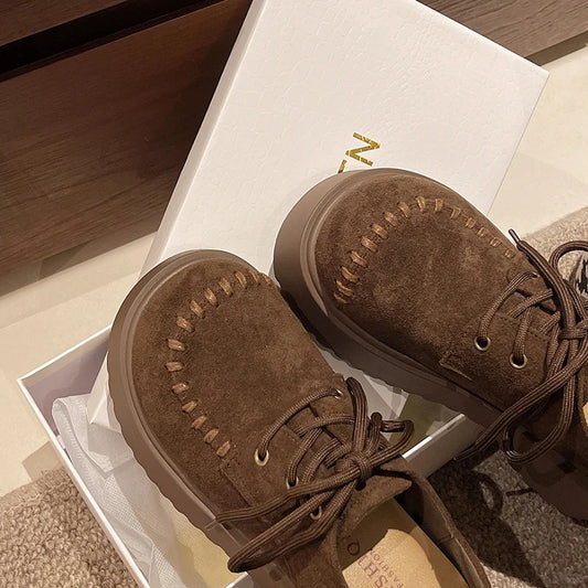 Lace-Up Boston Clogs