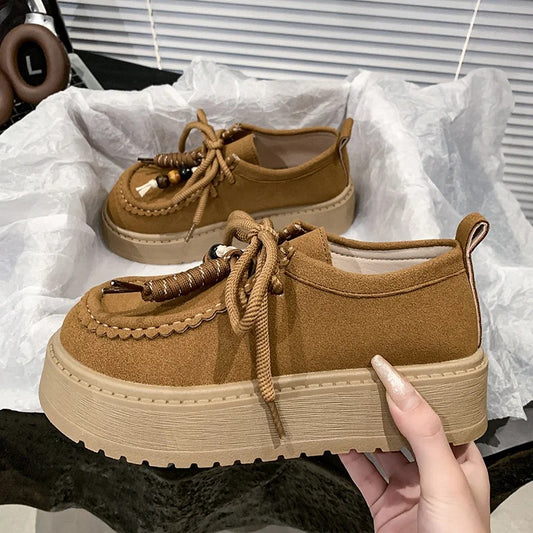 Retro Beaded Loafers