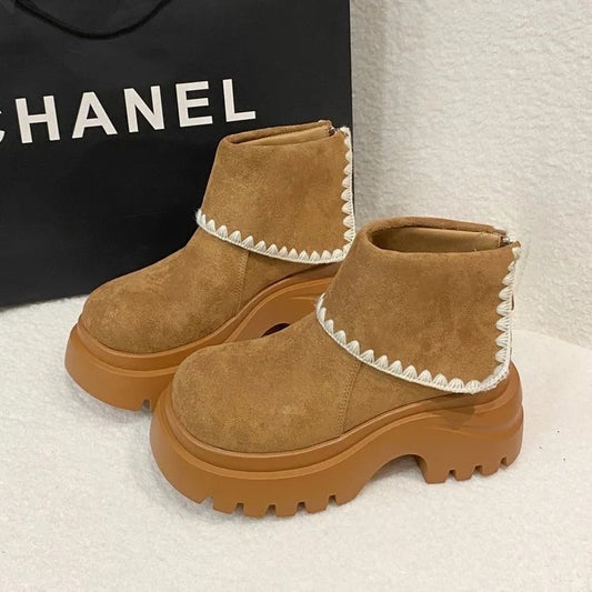 Embroidered ankle boots