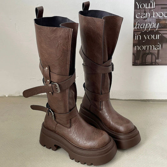 Equestrian Style Tall Boots