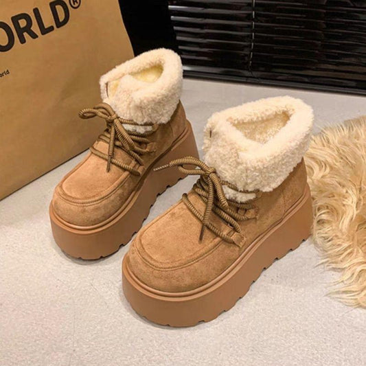 Fleece Lined Winter Ankle Boots